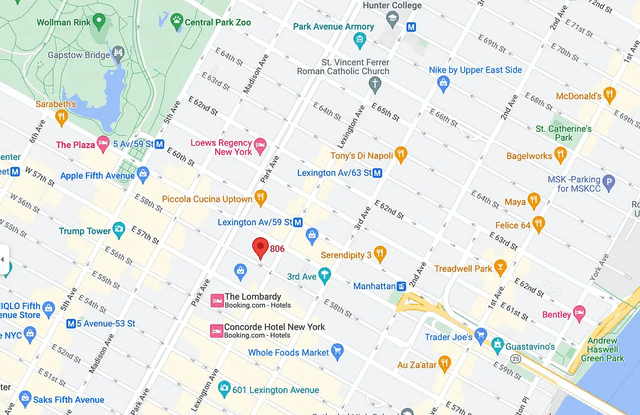 Manhattan Map